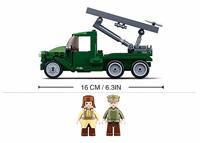 Sluban Army WWII raketwerper bouwstenen set - wit (M38-B0975) - thumbnail