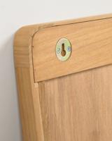 Kave Home Spiegel 'Shamel' Teakhout, 70 x 45cm, kleur Naturel - thumbnail