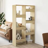 Kamerscherm 100x33x175 cm bewerkt hout sonoma eikenkleurig - thumbnail