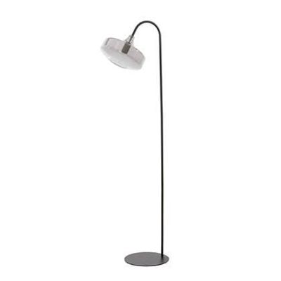 Light & Living Vloerlamp 'Solna' 160cm hoog, kleur Smoke/Mat Zwart