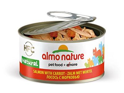 Almo Nature HFC Natural kattenvoer in gelei zalm & wortel 70g