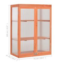 VidaXL Tuinkas 75x47x109 cm hout - thumbnail