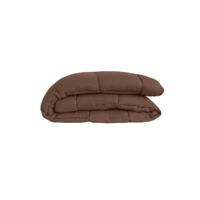 Microvezel dekbed 400g / m² CALGARY Choco & Moka 200x200cm - thumbnail