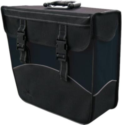 Greenlands enkele tas zwart, rechts. afmeting 37x33x14 cm, inhoud 20 litre Greenlands enkele tas zwart, rechts. afmeting 37x33x14 cm, inhoud 20 litre