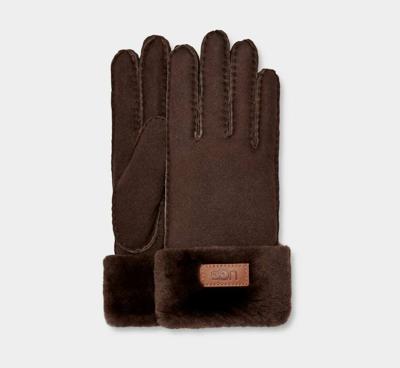 Ugg Turn cuff glove 17369 BCDR burnt cedar Bruin maat L
