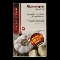 Fytostar Giga complex knoflook 160 Capsules - thumbnail