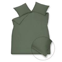 Vandyck Vandyck Washed Cotton Dekbedovertrek Earth Green 140x200/220 - thumbnail