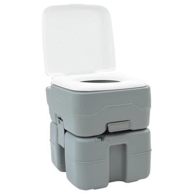 Camping Toilet Set 2 pcs Grijs 50,5 x 33 x 103 cm