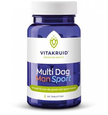 Vitakruid Multi Dag Man Sport 100% Vegan 30