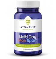 Vitakruid Multi Dag Man Sport 100% Vegan 30 - thumbnail