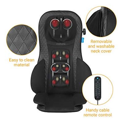 Medisana MCG 820 Komfort Shiatsu- Massagesitzauflage Massage-apparaat 60 W Zwart