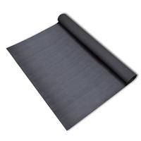 Rubberen anti-slip vloermat 5x1m fijn geribbeld - thumbnail