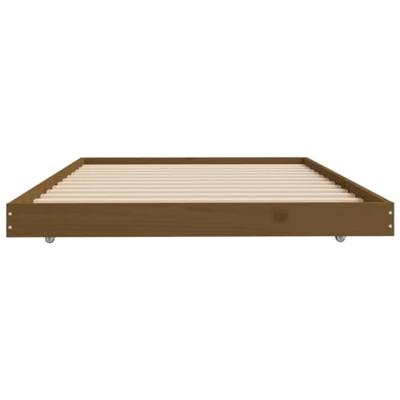 Bedframe massief grenenhout honingbruin 80x200 cm Bedframe massief grenenhout honingbruin 80x200 cm
