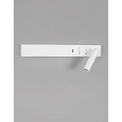Lyora BedlampjeVida rechts wit met usb - 9533523