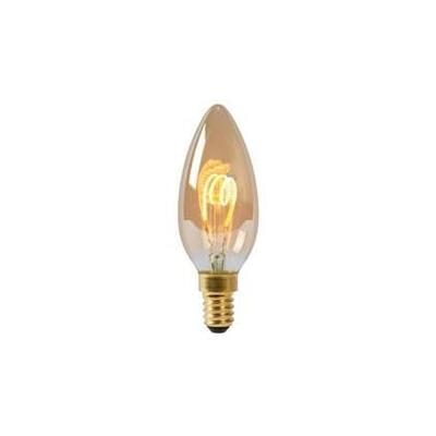 Lucide C35 - Filament lamp - Ø 3,5 cm - LED Dimb. - E14 - 1x3W 2200K - Amber