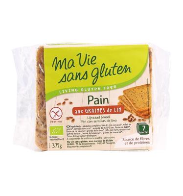 Ma Vie Sans Brood lijnzaad - glutenvrij - bio 375 Gram