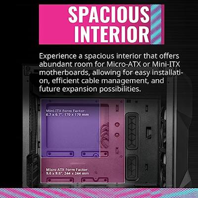 Cooler Master MasterBox TD300 Mesh mini tower behuizing - thumbnail