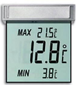 TFA Dostmann 30.1025 30.1025 Raamthermometer Zilver