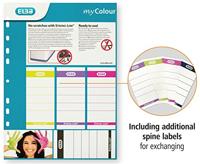 OXFORD MyColour ordner, formaat A4, uit karton, rug van 8 cm, zwart-wit - thumbnail