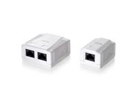 Equip 235111 surface mounted box 1-port cat.5e unshielded, white - thumbnail