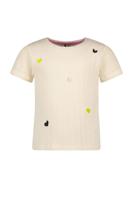 B.Nosy zomer top meisjes - katoen wit - gebreid, embroiderie - thumbnail