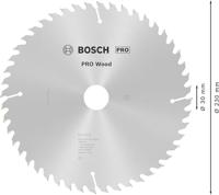 Bosch Accessories Optiline 2608640629 Hardmetaal-cirkelzaagblad 230 x 30 x 2.8 mm Aantal tanden: 48 1 stuk(s) - thumbnail