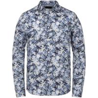 Long sleeve shirt print on fine po quiet harbor - thumbnail