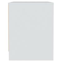 Nachtkastjes 2 st 45x34x44,5 cm bewerkt hout wit - thumbnail