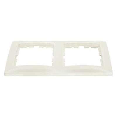 Berker B S1 Afdekraam | Inbouw | 2-voudig | Polarwit - 66.033.22