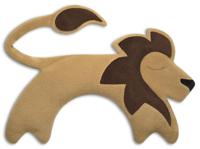 Leschi Verwarmingskussen Juri de leeuw - zand - thumbnail