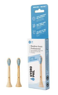 Hydrophil Sonicare Bamboe Opzetborstels Medium Soft Hydrophil Sonicare Bamboe Opzetborstels Medium Soft