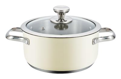 Kookpot met Deksel Haeger PA-16H.005A Beige Ø 16 cm