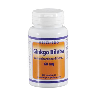 VitOrtho Ginkgo Biloba Extract 60mg Capsules VitOrtho Ginkgo Biloba Extract 60mg Capsules