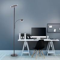 Just Light HANS 11709-18 Staande LED-verlichting LED 21.5 W, 4 W Zwart - thumbnail
