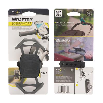 NITE Ize Wraptor Smartphone-standaard Zwart