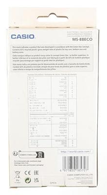 Casio bureaurekenmachine MS-88 ECO - thumbnail