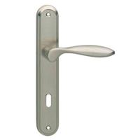 Deurkr.George schild sl.gat 72 mm nikkel mat - thumbnail