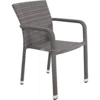 Terrasstoel Sol zwart - thumbnail