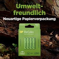 GP ReCyko+ 4 batterijen AAA micro batterij 2900434260001 - thumbnail