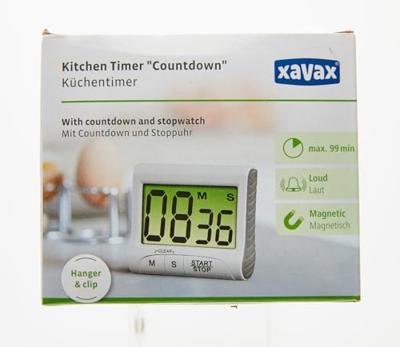 Xavax Keukenwekker Countdown digitaal Kookaccessoires Wit - thumbnail