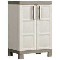 Keter Opbergkast laag Excellence 97 cm beige en taupe - thumbnail