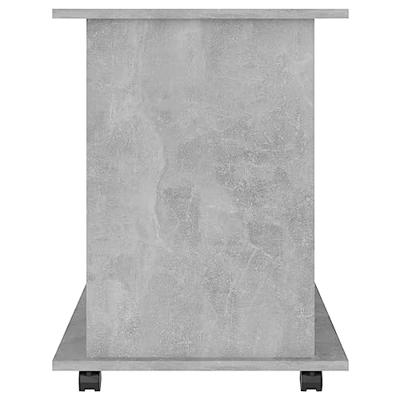 Kast verrijdbaar 60x45x60 cm spaanplaat betongrijs Kast verrijdbaar 60x45x60 cm spaanplaat betongrijs