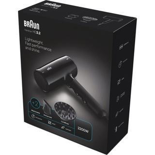 Braun BRHD225E Haardroger Zwart