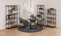Sohome Ronde Eettafel 'Elsa' 110cm, kleur Zwart - thumbnail