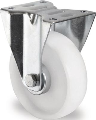 Promat/Tecwerk Bokwiel | Wiel-Ø 200 mm | draagvermogen 350 kg | polyamide | plaat L135xB110 mm - 3000276031