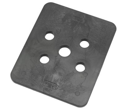 Gebr. Bodegraven hogedrukplaat 5mm - 100x120mm - ABS