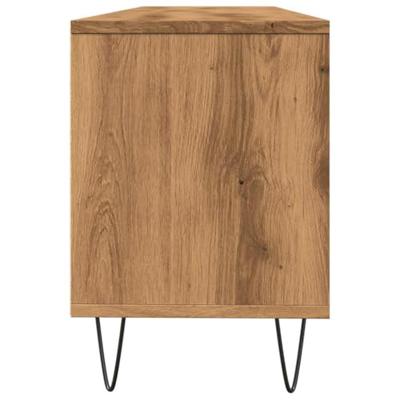 Tv-meubel 150x30x44,5 cm bewerkt hout artisanaal eikenkleur