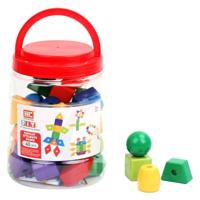 Grote Rijgkralen in Box, 40st. - thumbnail