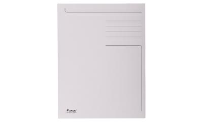 Exacompta dossiermap Foldyne ft 24 x 35 cm (voor ft folio), lichtgrijs, pak van 50 stuks Exacompta dossiermap Foldyne ft 24 x 35 cm (voor ft folio), lichtgrijs, pak van 50 stuks