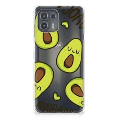 Motorola Edge 20 Lite Telefoonhoesje met Naam Avocado Singing